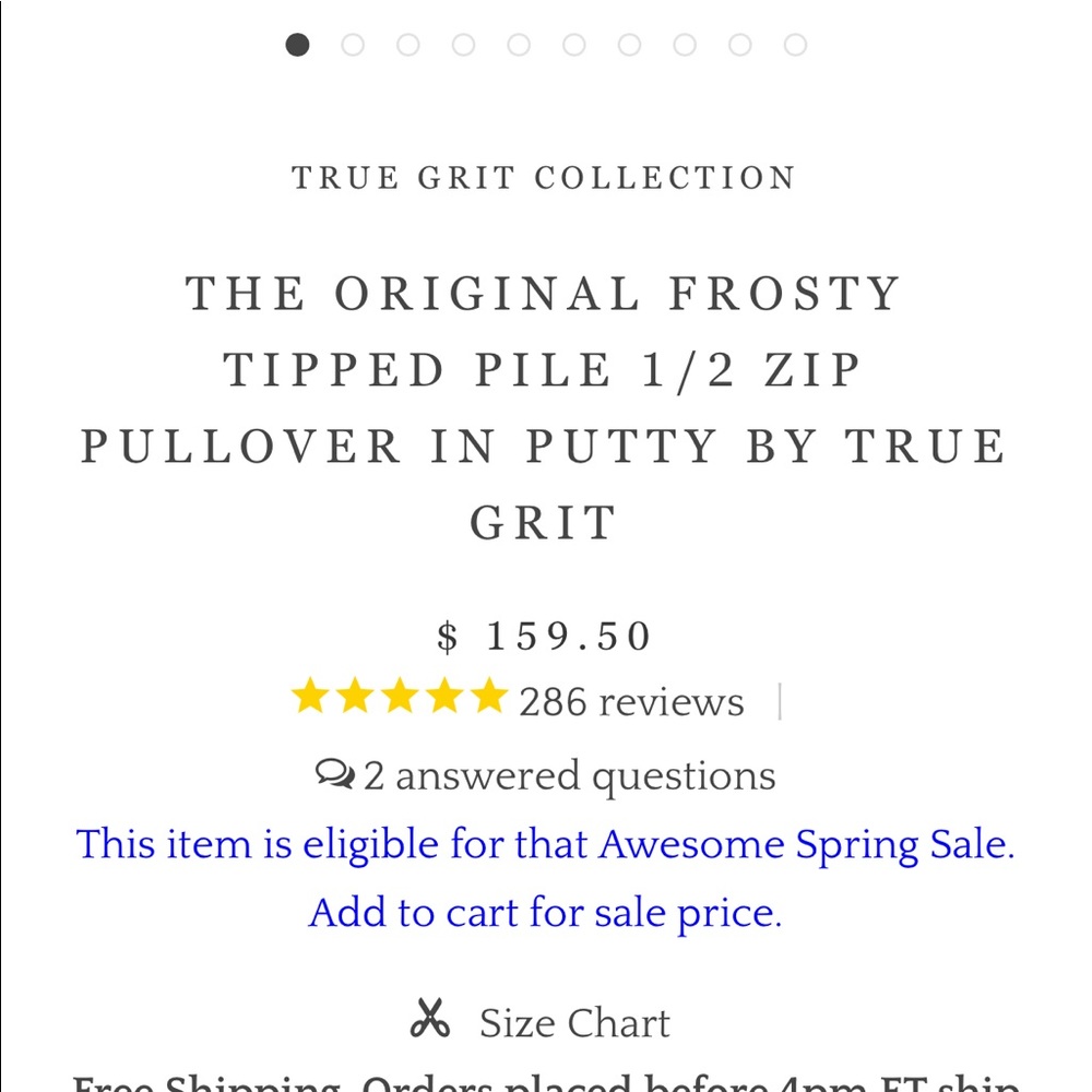 True Grit Pullover Small - Picture 4 of 4